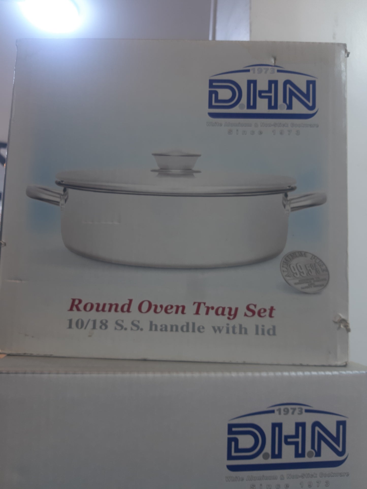 طقم صواني فرن ألمنيوم بغطاء من الدهان 3 قطع