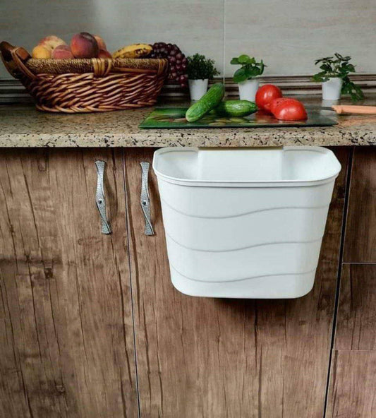 سلة تعليق على درفة المطبخ أو الحمام لتخزين الخضروات والفواكه