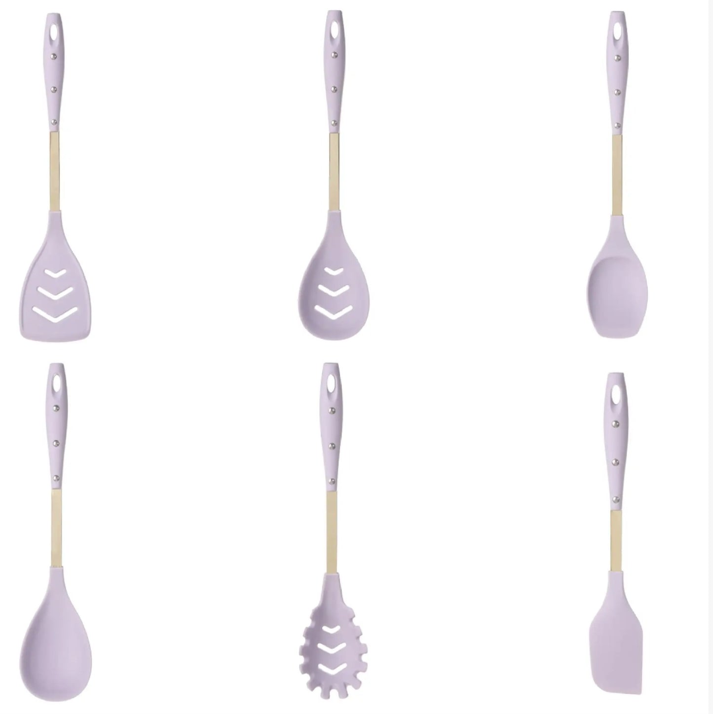 طقم توزيع دوربينا سيليكون مع حامل ذهبي أنيق ومقاوم للحرارة