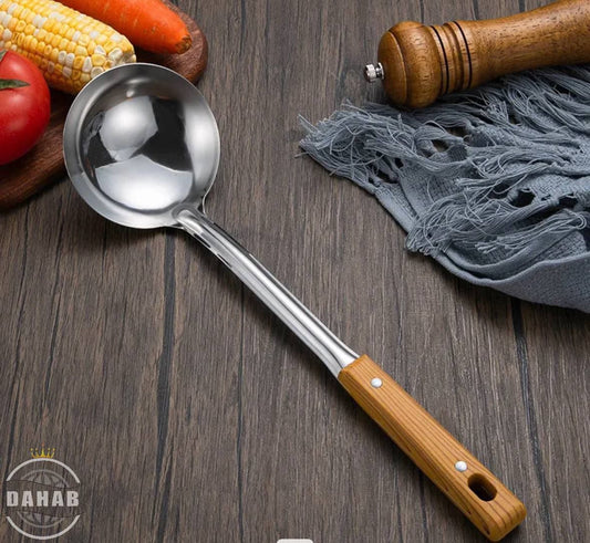 مغرفة حساء طبيعية 31.5×9 سم - طبيعية