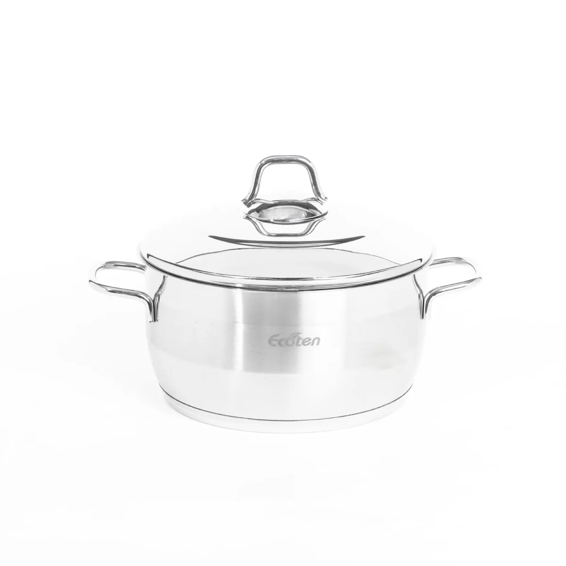 طقم حلل استانلس ايكوتن 10 قطع تركي بجودة عالية مع أغطية