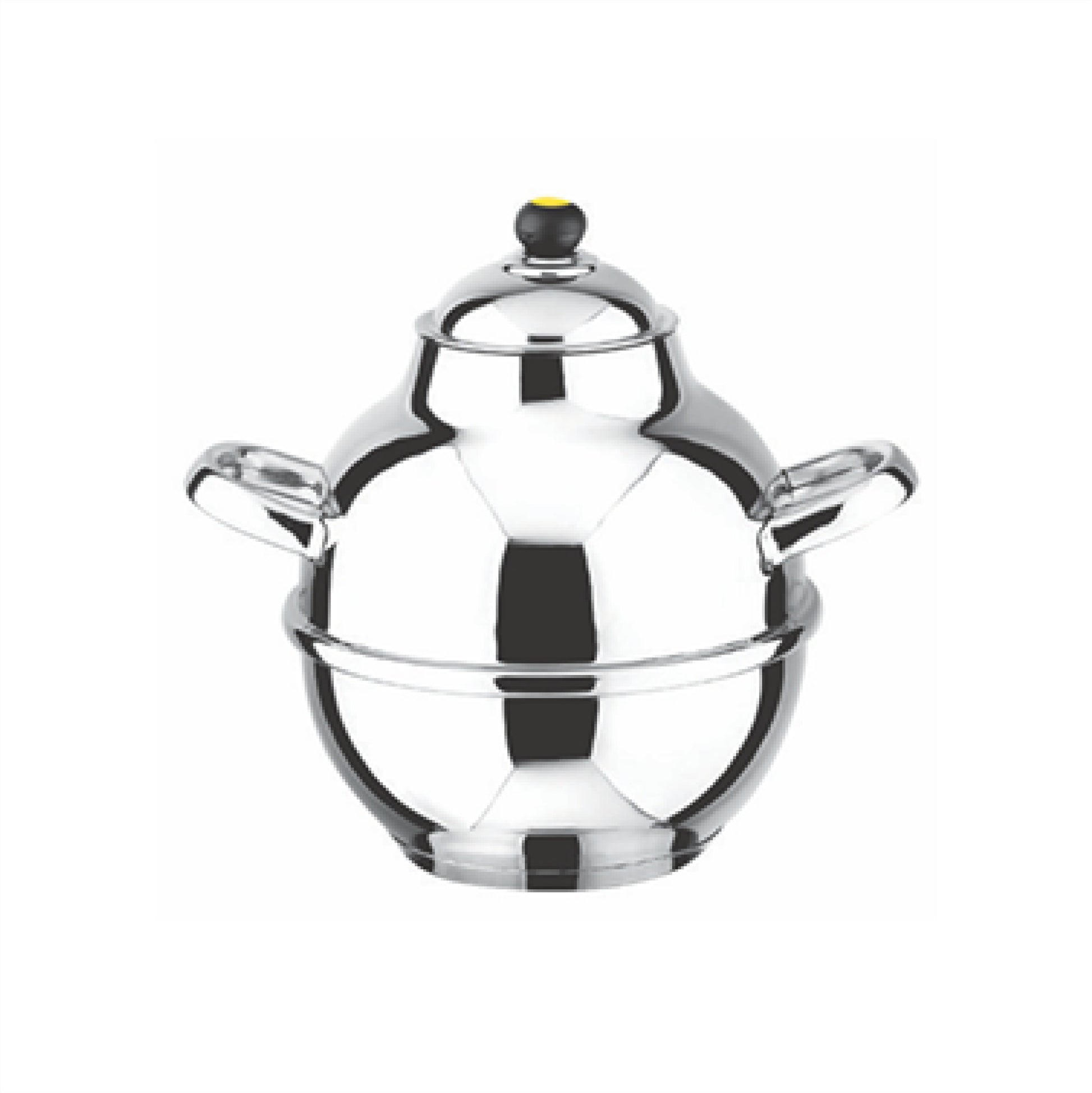 فوالة أو دماسة استيل 18/10 غير قابلة للصدأ مزودة بقاع وضمان 25 سنة