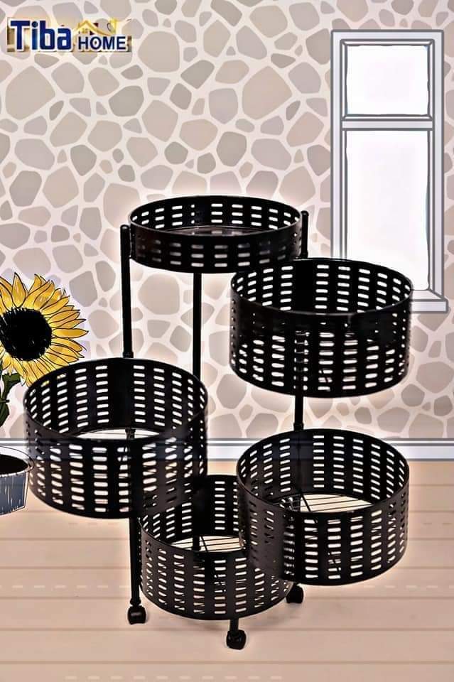 تربو معدن مدور طيبة متعدد الاستخدامات مزود بعجلات متحركة