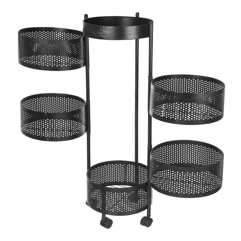 تربو معدن مدور طيبة متعدد الاستخدامات مزود بعجلات متحركة