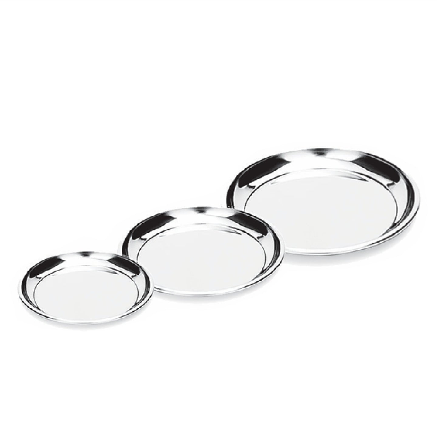 طقم أطباق عدلية استانلس 3 قطع نيو تريز استيل 18/10 بضمان 25 سنة