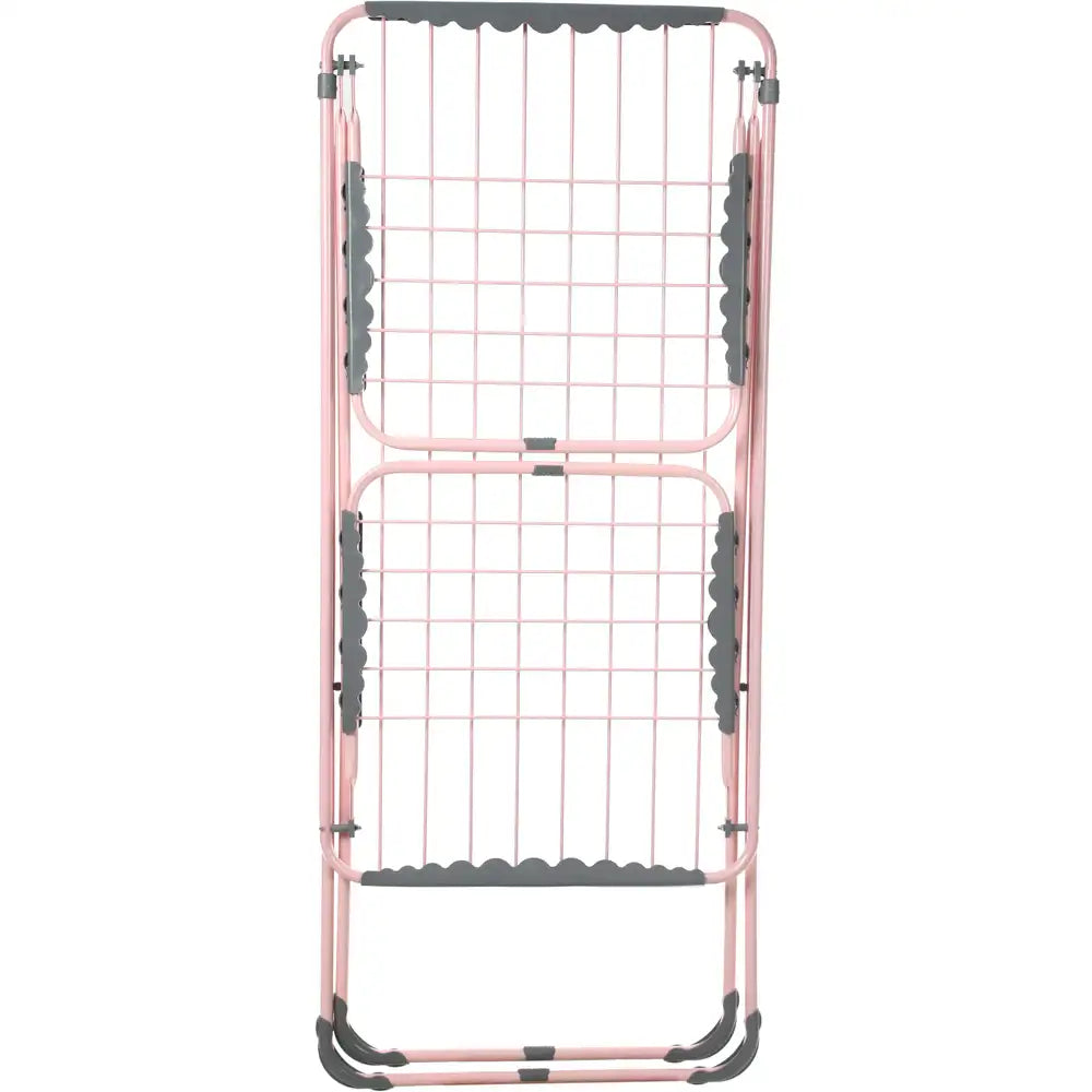 منشر غسيل معدن بيريلا تركي 17.5 متر باللون الروز الرمادي