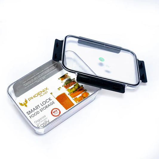 علبة تخزين أكريلك 1000مل شفافة ماركة فونيكس عالية الجودة لحفظ الطعام