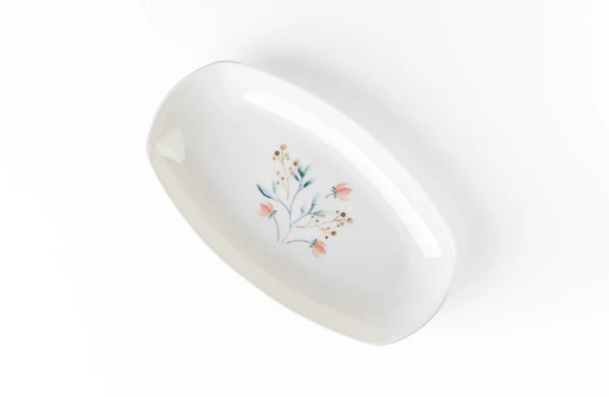 طقم عشاء بورسر تركي 45 قطعة بتصميم رخام بونساي وردي فاخر