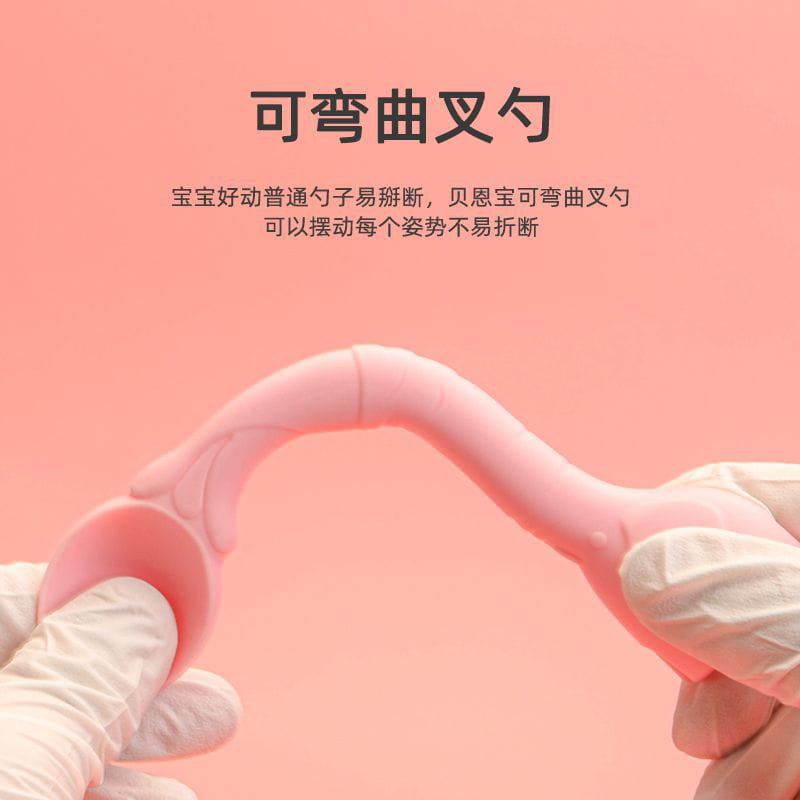 ملعقة سيليكون تدريب للأطفال حتى 3 سنوات ناعمة وآمنة على اللثة