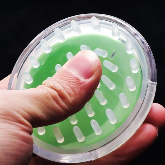 فرشاة سيليكون لتدليك فروة الرأس أثناء الشامبو بلون متعدد