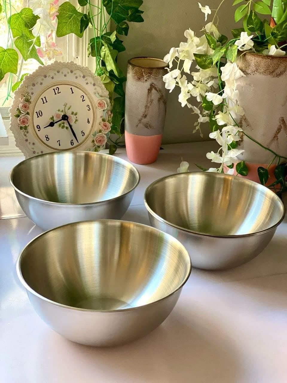 طقم بولات استانلس استيل 3 قطع نيو تريز مقاوم للصدأ