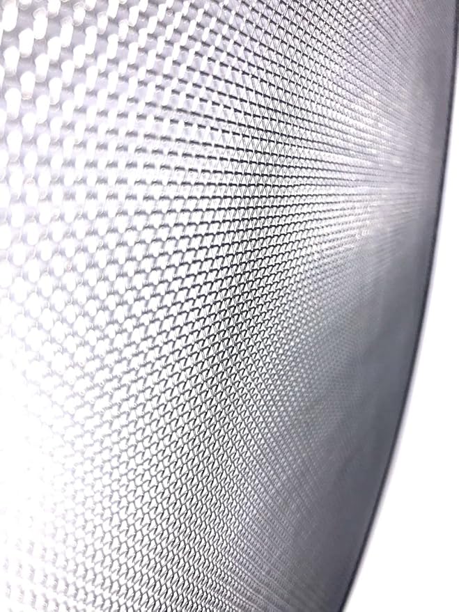 مانع طرطشة زيت دائري من الستانلس ستيل مقاس 30 سم مزود بيد بكاليت عازلة للحرارة