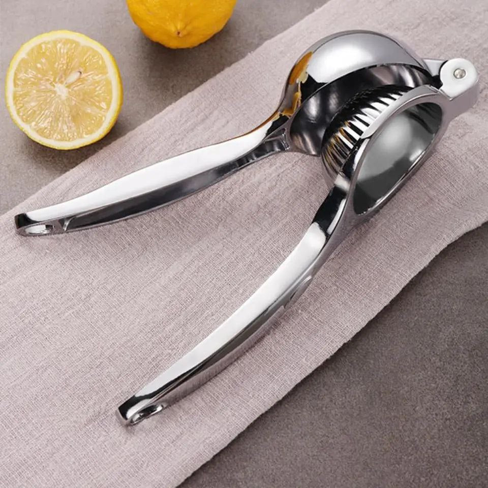 Manual Stainless Steel Lemon Squeezer with Comfortable Grip