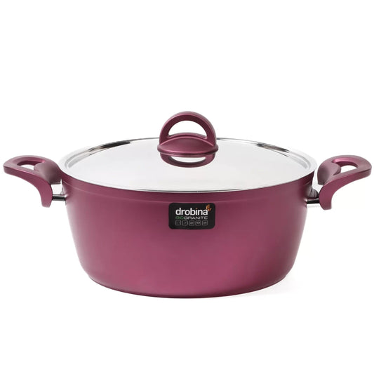 حلة تيفال تيتانيوم دروبينا بمقاسات متعددة من 18 إلى 32 سم بطبقة تيتانيوم غير لاصقة ومتانة عالية