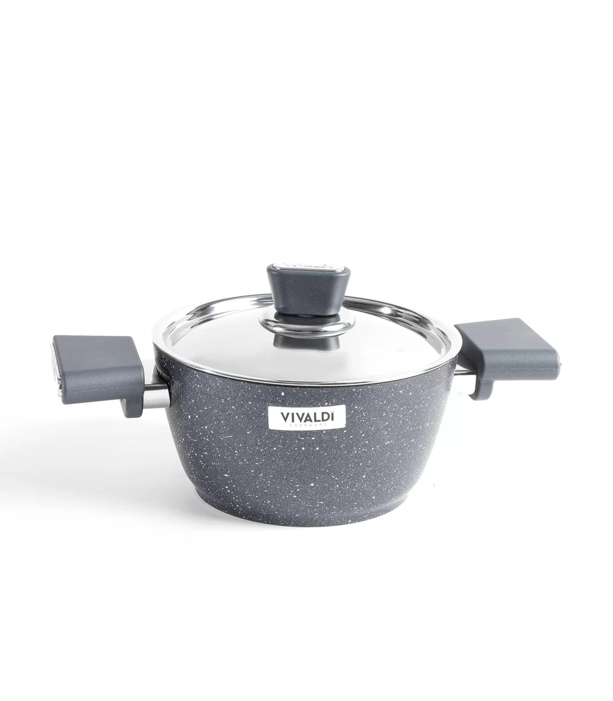 طقم حلل جرانيت فيفالدي 15 قطعة مع أغطية استانلس وألوان عصرية للمطبخ