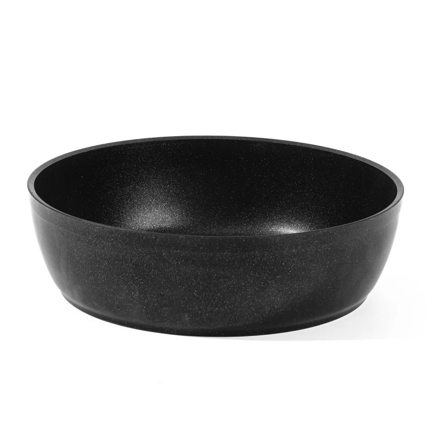 طقم حلل تيتانيوم فيفالدي 15 قطعة باللون الأسود مصنوع من التيتانيوم غير اللاصق بتصميم فاخر ومتانة عالية