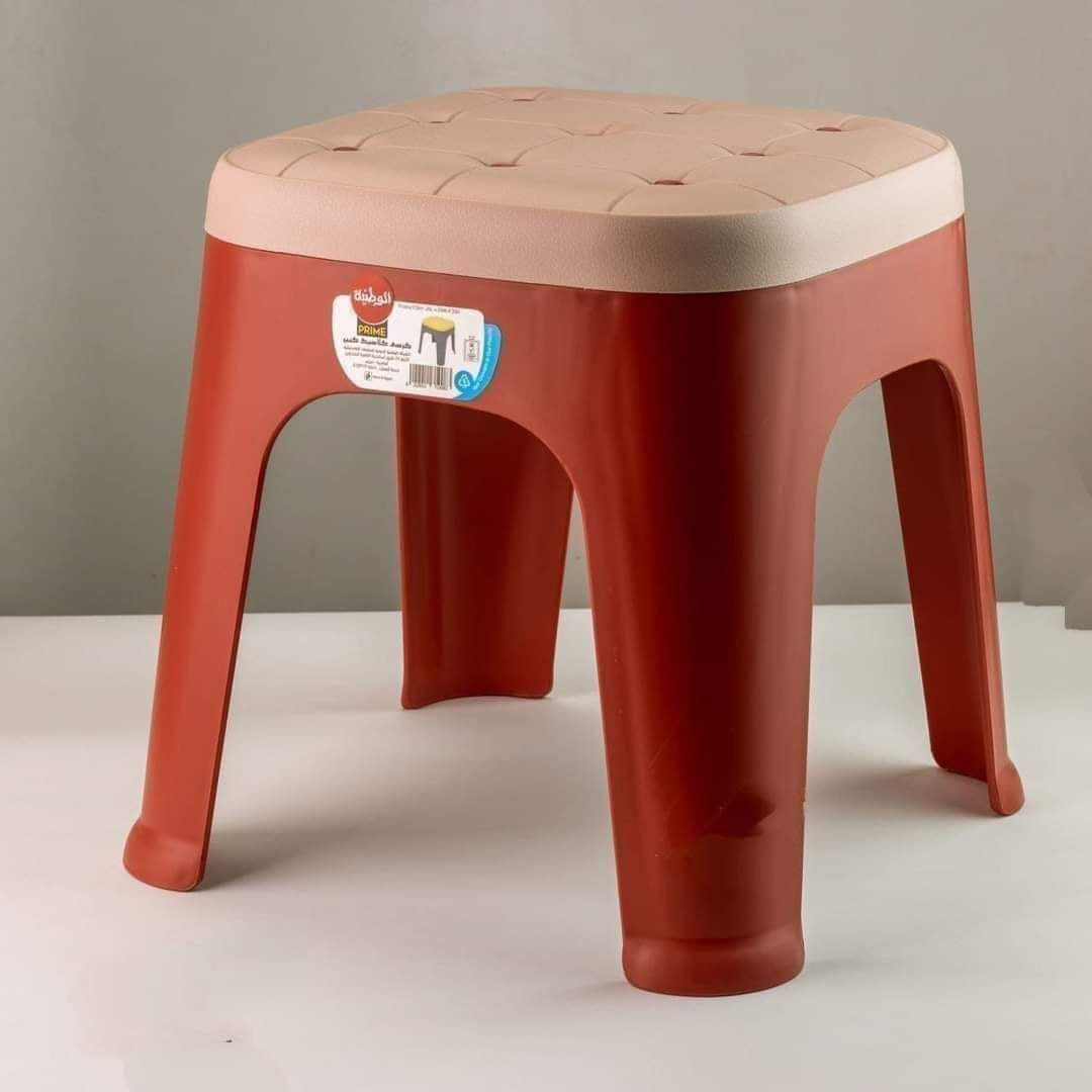 كرسي كلاسيك بلاستيك الوطنية مقاس صغير مصنوع من بلاستيك متين بألوان مبهجة مناسب للمنزل والحديقة