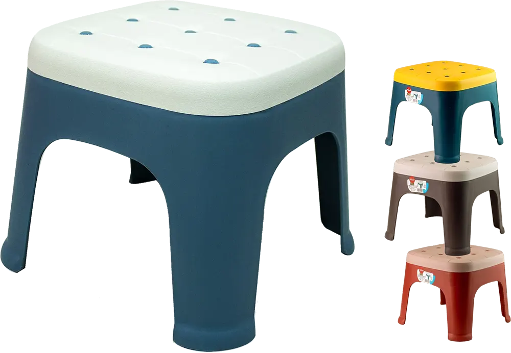 كرسي كلاسيك بلاستيك الوطنية مقاس صغير مصنوع من بلاستيك متين بألوان مبهجة مناسب للمنزل والحديقة