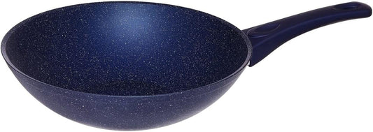مقلاية ووك جرانيت دروبينا مقاس 28 سم باللون الأزرق غير قابلة للالتصاق